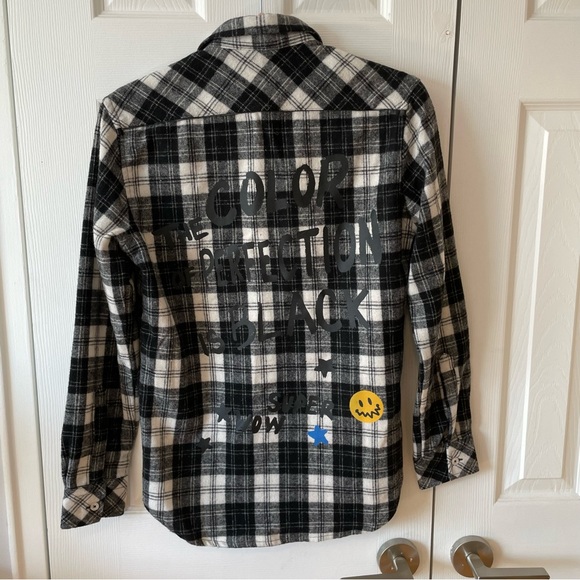 Fashion * Art plaid shirt size XS - Picture 2 of 12